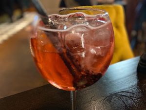 Bramble gin spritz  at The Red Lion in Oxford