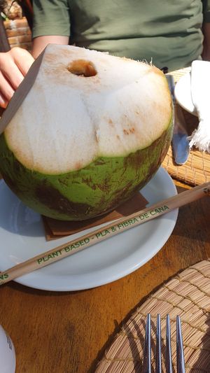 Coconut waterr  at Aprazivel in Rio De Janeiro