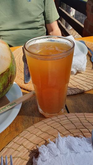 Homemade iced teaa  at Aprazivel in Rio De Janeiro