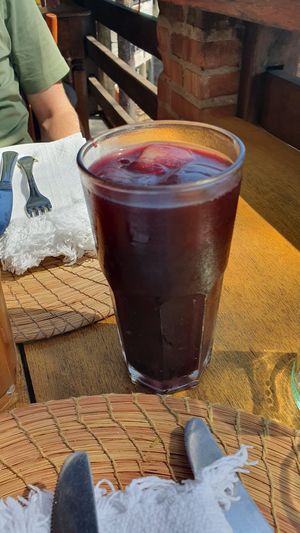 Açaí homemade soda  at Aprazivel in Rio De Janeiro