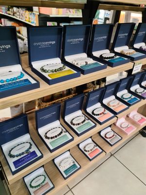 Crystals in many forms at Nurcha Kawana in Birtinya