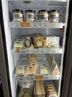 Vegan cheeses  at Nurcha Kawana in Birtinya