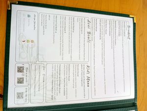 Menu at Nurcha Kawana in Birtinya