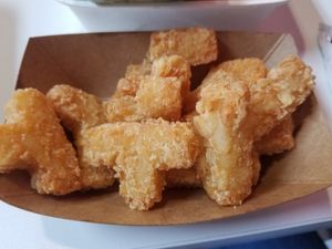 Tator tots at Side Chicks in San Antonio