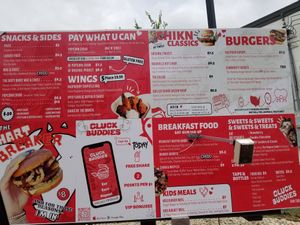 Menu at Side Chicks in San Antonio