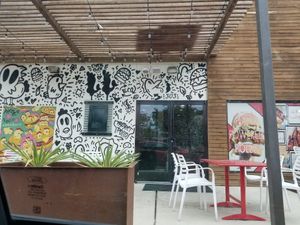 Outside at Side Chicks in San Antonio