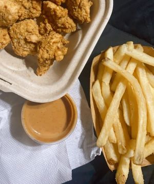 Vegan nuggies  at Side Chicks in San Antonio