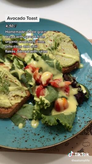 Avocado Toast at Rubik's in Thessaloniki