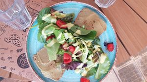 Avocado toast at Rubik's in Thessaloniki