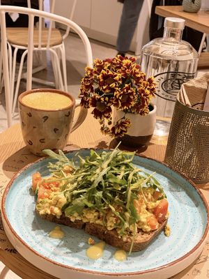 Scramble Tofu  at Rubik's in Thessaloniki