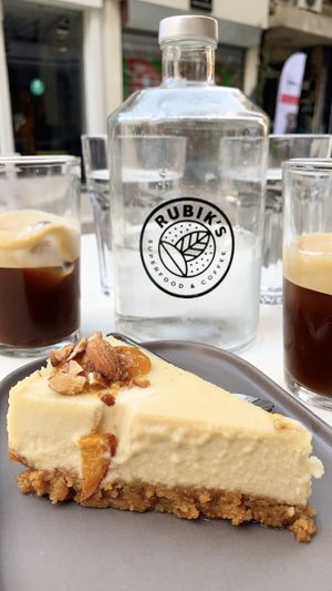 Dessert and Coffee  at Rubik's in Thessaloniki