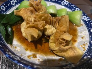 Fried dumplings - crispy and delicious  at An Nhien Garden in Hue