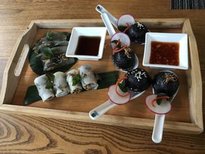 Hue tray  at An Nhien Garden in Hue