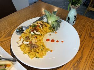 Pineapple fried rice   at An Nhien Garden in Hue