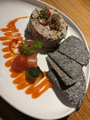 Fig salad  at An Nhien Garden in Hue