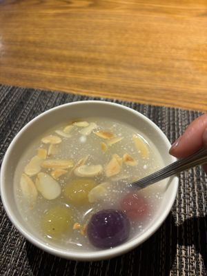 Rainbow pearls dessert  at An Nhien Garden in Hue