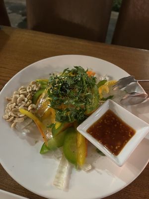 summer salad  at An Nhien Garden in Hue