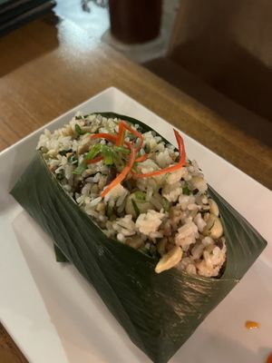 lotus rice  at An Nhien Garden in Hue