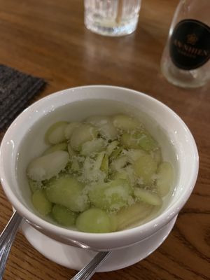 Lima bean dessert   at An Nhien Garden in Hue