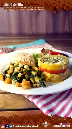 Menú del día at La Revolución de la Cuchara in Bogota