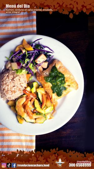 Menú del día at La Revolución de la Cuchara in Bogota