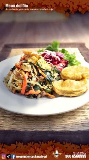 Menú del día at La Revolución de la Cuchara in Bogota