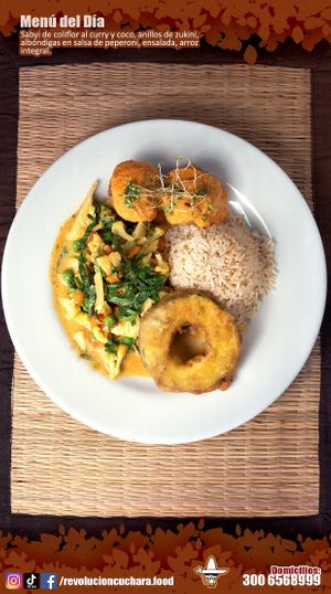 Menú del día at La Revolución de la Cuchara in Bogota