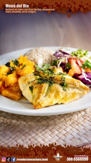 Menú del día at La Revolución de la Cuchara in Bogota