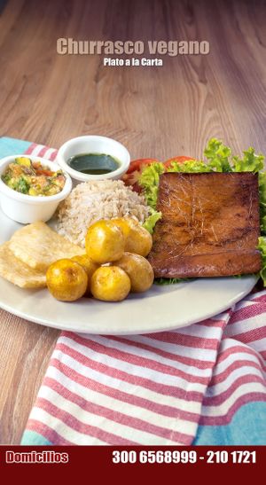 Churrasco Vegano at La Revolución de la Cuchara in Bogota