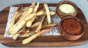 Fries  at Alkalime in Abu Dhabi