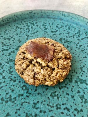 Date and oat cookie  at Alkalime in Abu Dhabi