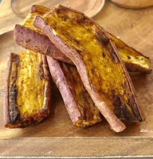 Sweet potato wedges   at Alkalime in Abu Dhabi