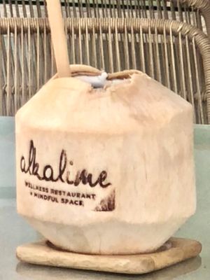 Coconut water  at Alkalime in Abu Dhabi