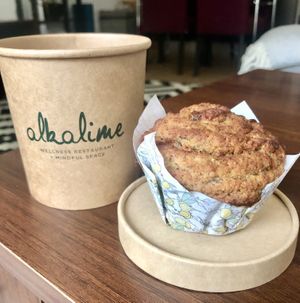 Banana muffin (to go!)   at Alkalime in Abu Dhabi