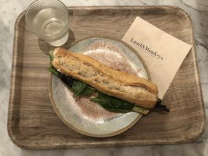 Sandwich méditerranéen   at Land & Monkeys - Amsterdam in Paris