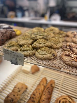Pistachio cookie  at Land & Monkeys - Amsterdam in Paris