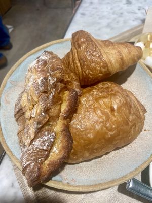 Almond Croissant, Croissant, Pain au Chocolate   at Land & Monkeys - Amsterdam in Paris