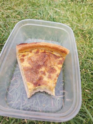 Onion quiche at Land & Monkeys - Amsterdam in Paris