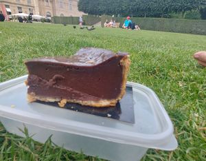 Chocolate flan at Land & Monkeys - Amsterdam in Paris