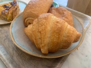 Croissant at Land & Monkeys - Amsterdam in Paris