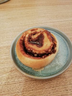 Babka roll (hazelnut-chocolate), amazing at Land & Monkeys - Amsterdam in Paris