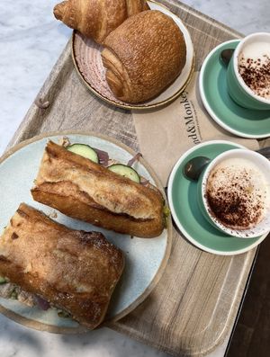 pastry & coffees  at Land & Monkeys - Amsterdam in Paris