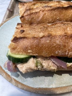 tuna sandwiches  at Land & Monkeys - Amsterdam in Paris