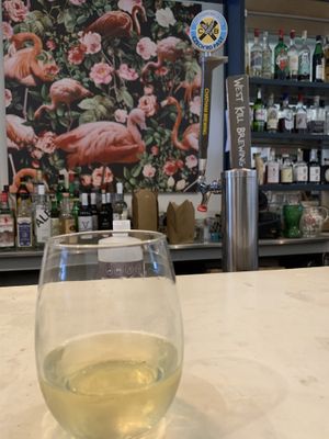 Delicious wine and fun decor at HiLo in Catskill