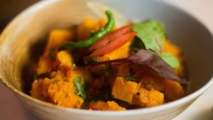 Pumpkin Masala at Pesti Chutney in Budapest