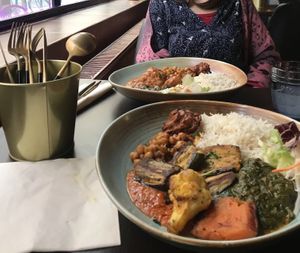 Gorgeous delicious flavorful food  at Pesti Chutney in Budapest