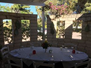 Outside seating at Ritual in Vieste