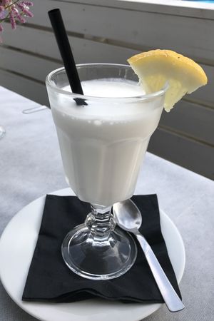 Lemon sorbet with Vodka at Ritual in Vieste