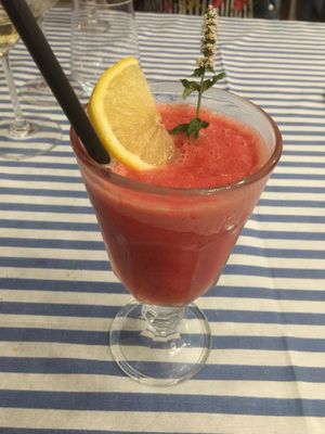 Melon, lime, cucumber sorbet  at Ritual in Vieste