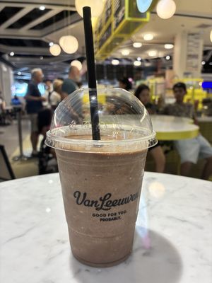 Dark Chocolate Fudge Brownie Milkshake  at Van Leeuwen Artisan Ice Cream in East Rutherford